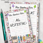 4006 personalised teacher appreciation gift notepad a6 a5