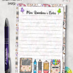 4006 personalised teacher appreciation gift notepad a5