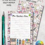 4006 personalised teacher appreciation gift notepad a6
