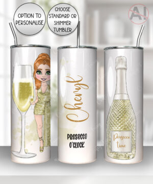 4021 personalised prosecco lover tumbler 2