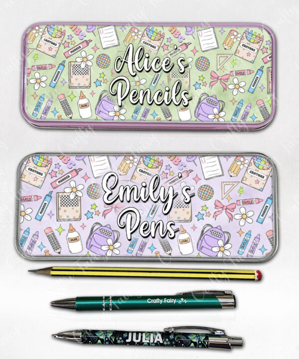 4027 personalised school pencil tins 1