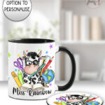 4031 personalised teacher thank you gift mug coaster