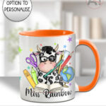4031 personalised teacher thank you gift mug cow1