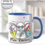 4038 personalised teacher thank you mug elephant 1