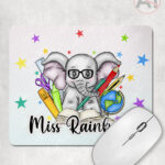 4042 personalised teacher thank you gift mousemat elephant 1