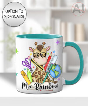 4045 personalised teacher thank you mug giraffe 1