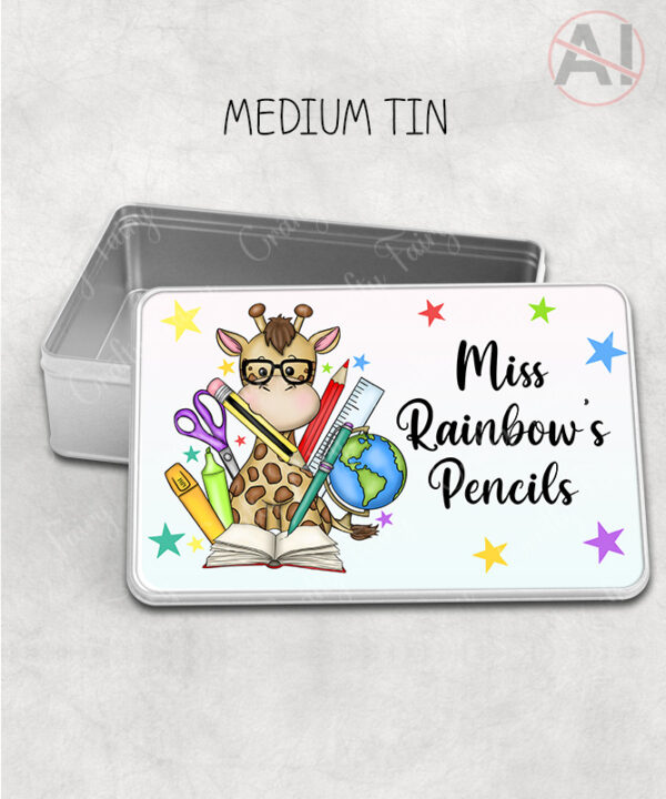 4050 personalised teacher thank you gift mousemat giraffe 1