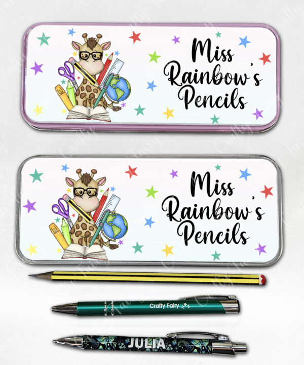 4050 personalised teacher thank you gift mousemat giraffe 4