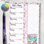 4084 personalised bright thank you teacher a5 planner notepad 1