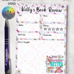 4085 personalised bright thank you teacher a5 book review notepad 1