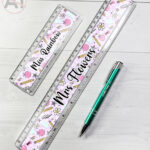 4087 personalised bright thank you teacher ruler 2