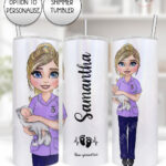 4097 personalised midwife tumbler 1