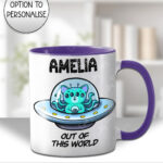 4116 alien cat personalised mug 1