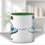 4116 alien cat personalised mug 3