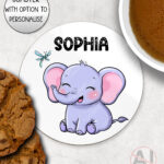 4129 personalised elephant coaster 1