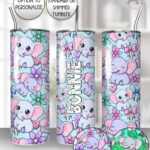 4131 personalised elephant tumbler 1
