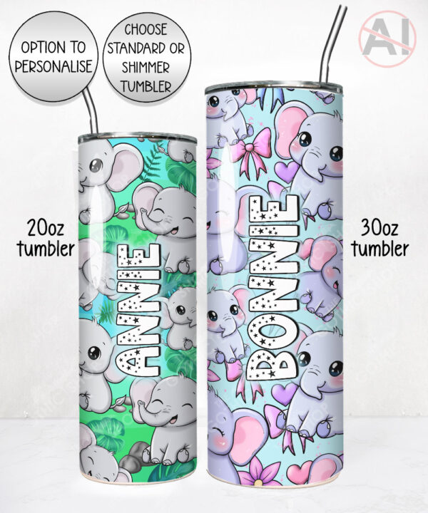 4131 personalised elephant tumbler 3