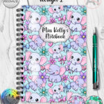 4133 personalised elephant a5 notebook 3