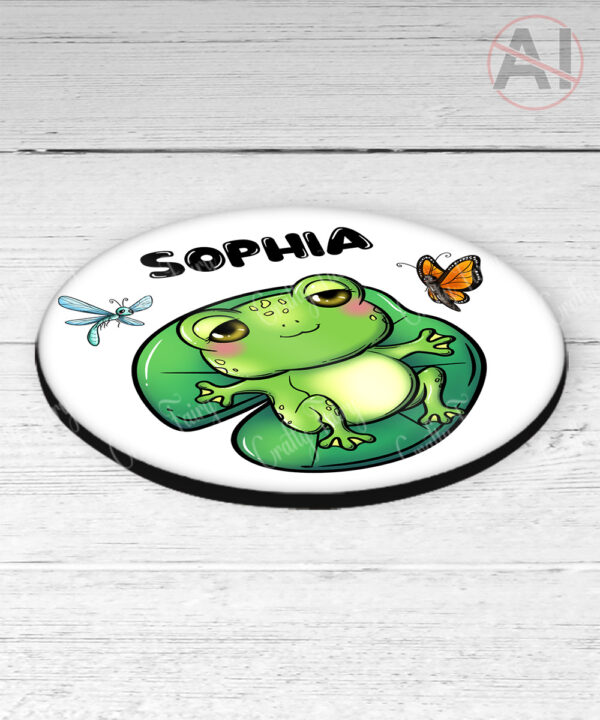 4141 personalised frog coaster gift 2