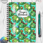 4145 personalised frog a5 notebook 2
