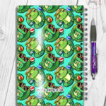 4145 personalised frog a5 notebook 3