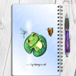 4145 personalised frog a5 notebook 7