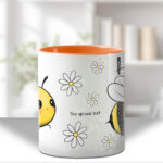 4149 personalised bumble bee birthday mug 2