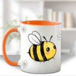 4149 personalised bumble bee birthday mug 3
