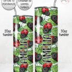 4155 personalised ladybird 20oz 30oz tumblers