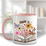 4172 books flowers butterflies personalised mug 3