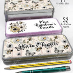 4207 daisies bumble bees personalised tin 8