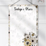 4210 daisies bumble bees personalised planner 1