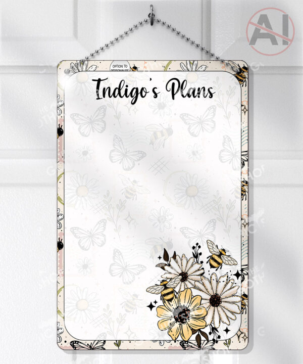 4210 daisies bumble bees personalised planner 1