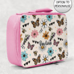 4229 pretty daisies floral personalised insulated lunch bag 1
