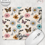 4233 pretty daisies floral personalised mouse mat 1