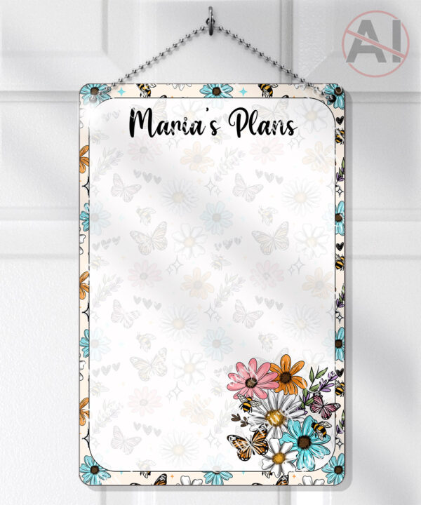 4240 pretty daisies floral personalised planner
