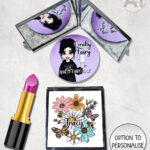 4242 pretty daisies floral personalised compact mirror 2