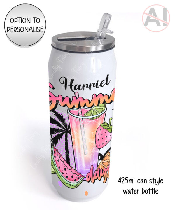 4258 summer days fruity cocktail can style water bottle 2