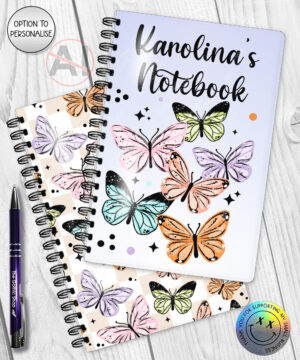4269 butterflies personalised a5 notebook 1
