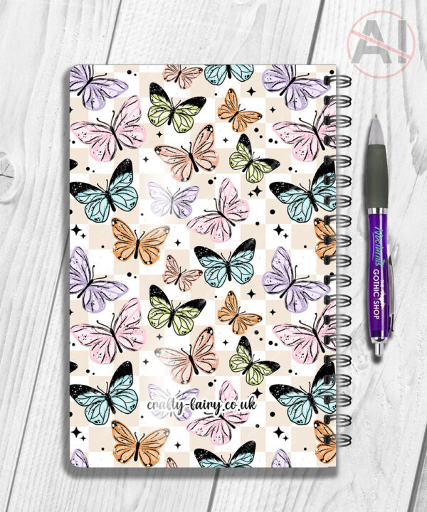 4269 butterflies personalised a5 notebook 3
