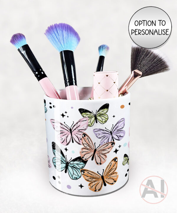 4271 butterflies personalised pen pot 2