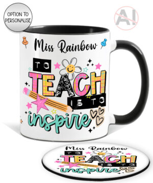 4284 teach inspire teacher personalised gift mug 1