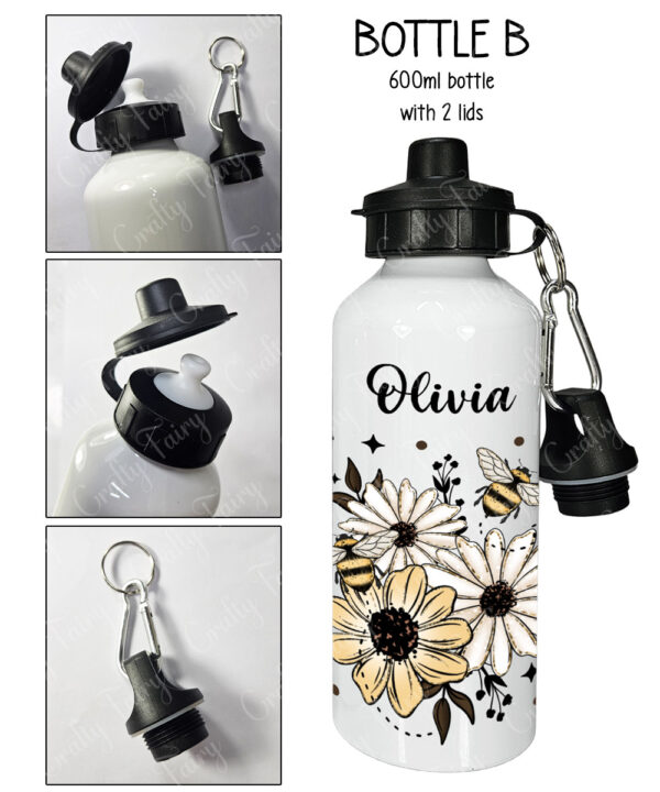 600ml water bottles style b