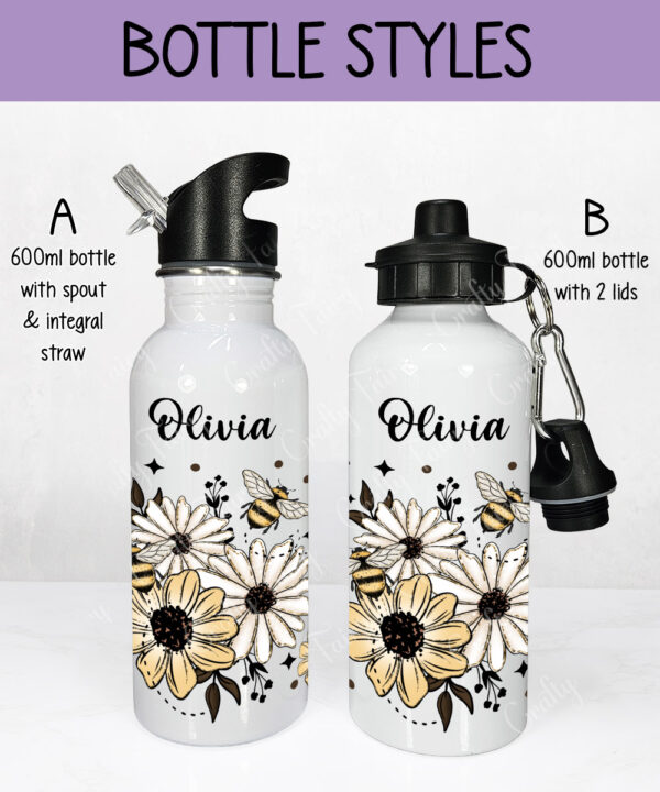 600ml water bottles styles
