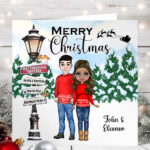 1148 personalised couple first xmas together