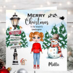 1172 personalised cute granddaughter christmas card 1