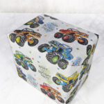 1269 monster truck personalised a3 wrapping paper 3