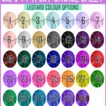 4307 leotard colours options