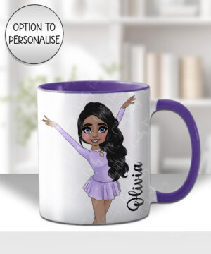4308 ice skater personalised mug 1