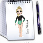 4314 personalised gymnastics a5 notebook 2